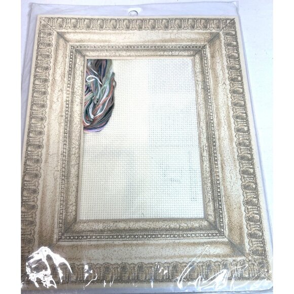 Dimensions Matted Accents Topiary Welcome Counted Cross Stitch Kit 8"x10" With M - Picture 4 of 5